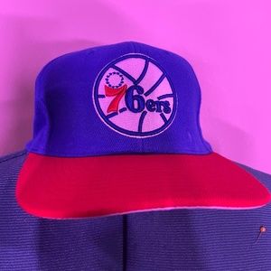 76ers hat Mitchell and ness